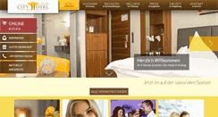 Desktop Screenshot of city-hotel-roding.de